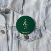 Falscher Gold-Schlüssel Grüner Personalisiert Button (Beispiel)