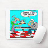 Falscher Kaffee Funny Cow Cartoon Geschenke & T-Sh Mousepad (Mit Mouse)