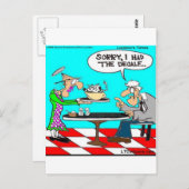 Falscher Kaffee Funny Cow Cartoon Geschenke & T-Sh Postkarte (Vorne/Hinten)