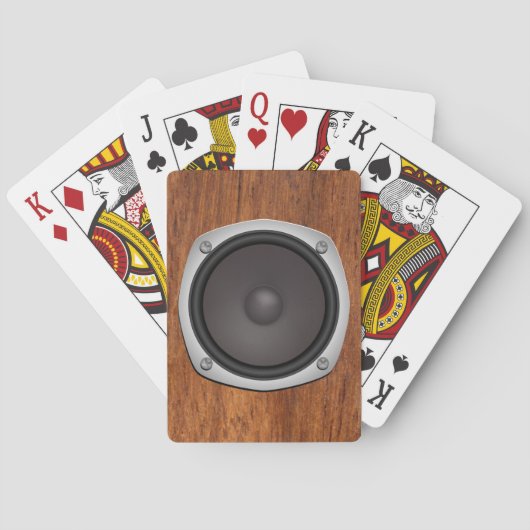 Falscher Lautsprecher Spielkarten (Rückseite)