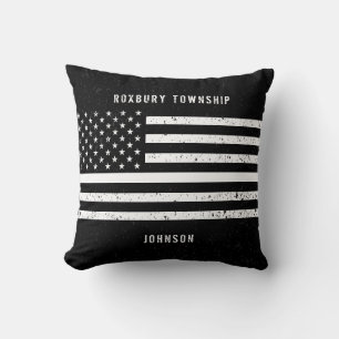 Falscher Name für die amerikanische Flagge dünne w Kissen