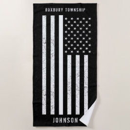 Falscher Name für die amerikanische Flagge dünne w Strandtuch