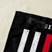 Falscher Name für die rote Linie der amerikanische Strandtuch (Beispiel)