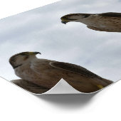 Falscher Ort falsches Zeitplakat Poster (Ecke)