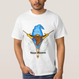 Falscher Reißverschluss-Gnom T-Shirt