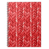 Falscher roter Pullover Notizblock (Vorderseite)