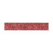 Falscher Rubinroter Glitter Einladungsbanderole (Flach)