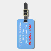 Falscher Taschen-Gepäckanhänger Gepäckanhänger (Vorderseite vertikal)