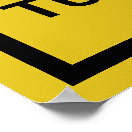 Falscher Weg Poster (Ecke)