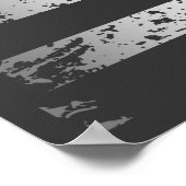 Falsches amerikanisches Flag-II-Poster Poster (Ecke)