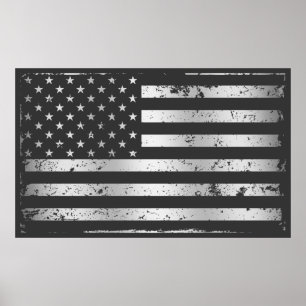Falsches amerikanisches Flag-II-Poster Poster
