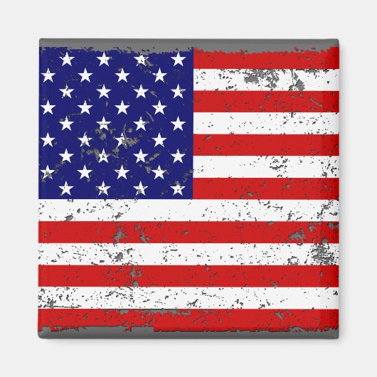 Falsches amerikanisches Flaggenmagnet Magnet (Vorne)