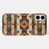 Falsches Azteken-Holzkorn Case-Mate iPhone Hülle (Rückseite (Horizontal))