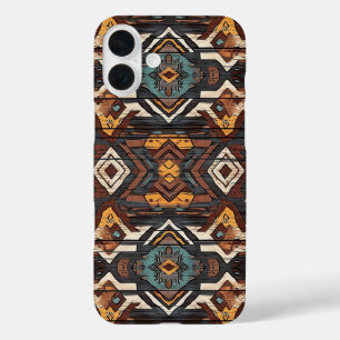 Falsches Azteken-Holzkorn iPhone sechzehn Plus Hül iPhone 16 Plus Hülle