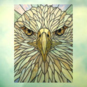 Falsches Bleiglas-Adler-Kunstwerk Fensteraufkleber (Blatt 3)