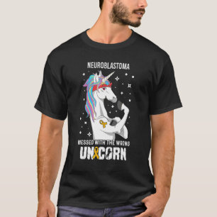 Falsches Einhorn Neuroblastoma Awareness Supporter T-Shirt