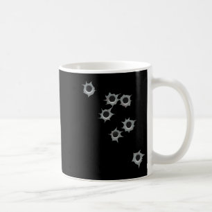 Falsches Einschussloch Lustiges Kostüm Grafikdesig Kaffeetasse