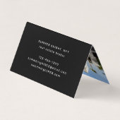 Falsches Foto Real Anwesen Broker Realtor Visitenkarten (Rückseite)