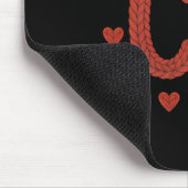 Falsches Garn Häkeln Ct Tech Ct Technologe Cat Sca Mousepad (Ecke)