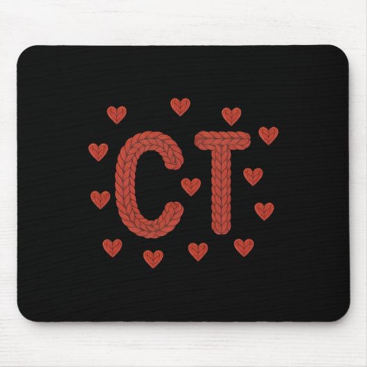 Falsches Garn Häkeln Ct Tech Ct Technologe Cat Sca Mousepad (Vorne)