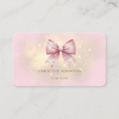 falsches Glitter-Bogen-Design Visitenkarte (Vorderseite)