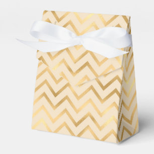 Falsches Gold-Chevron-Muster Geschenkschachtel