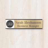 Falsches Gold Corporate Business Office Door Sign Türschild (Vorderseite )