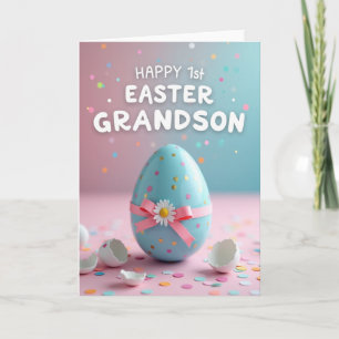 Falsches Gold Frohe Ostern Enkelkarte Karte