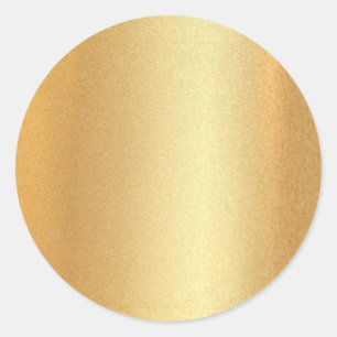 Falsches Gold Glitter Leere Vorlage Glamour Elegan Runder Aufkleber