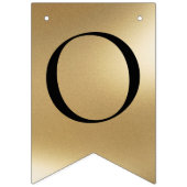 Falsches Gold GRATULATION! Anpassbare Party Wimpelkette (Zweite Fahne)