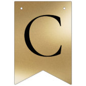 Falsches Gold GRATULATION! Anpassbare Party Wimpelkette (Erste Fahne)