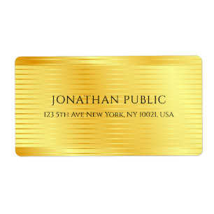Falsches Gold Metallisches Aussehen Elegant Modern