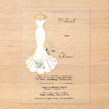 Falsches Gold und Grünzeug Hochzeitskleid