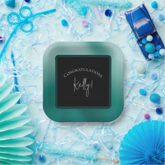 Falsches Grünbuch Pappteller (Party)