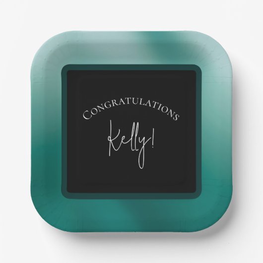 Falsches Grünbuch Pappteller (Vorderseite)