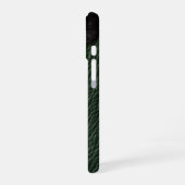 Falsches grünes Leder-Kuhfell mit Flecken iPhone 16 Hülle (Linke Seite)