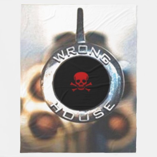 FALSCHES HAUS FLEECEDECKE (Vorderseite)