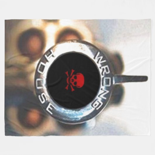 FALSCHES HAUS FLEECEDECKE (Vorderseite (Horizontal))