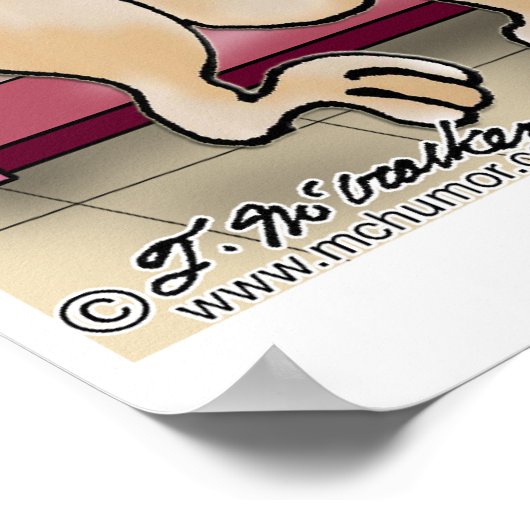 Falsches Hundöl Poster (Ecke)