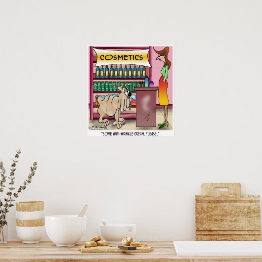 Falsches Hundöl Poster (Küche)