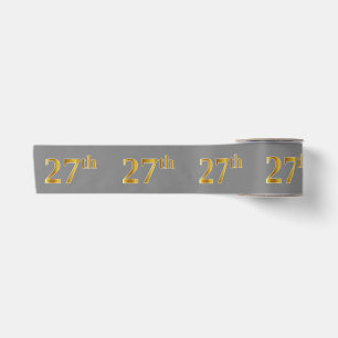 Falsches/Imitations-Gold "27." Ereignis-Nummer (Gr Satinband