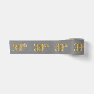 Falsches/Imitations-Gold "39." Ereignis-Nummer (Gr Satinband