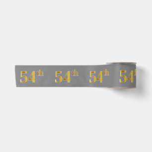 Falsches/Imitations-Gold "54." Ereignis-Nummer (Gr Satinband