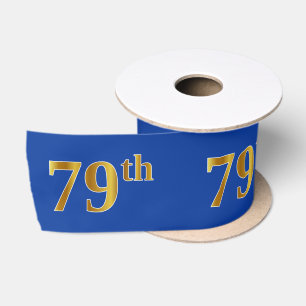 Falsches/Imitations-Gold "79." Ereignis-Nummer (Bl Satinband