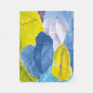 Falsches Indigo III Fleecedecke