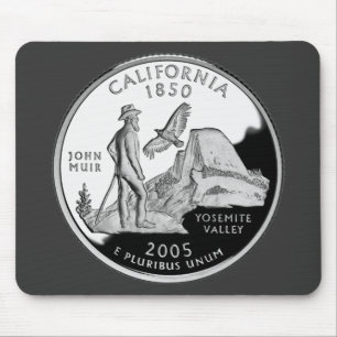 Falsches Kalifornien State Quarter Yosemite Valley Mousepad