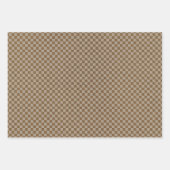 Falsches Kraftpapier mit dunklen Faux-Kraftpapier- Geschenkpapier Set (Vorderseite 3)