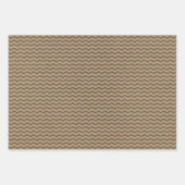 Falsches Kraftpapier mit dunklen Faux-Kraftpapier- Geschenkpapier Set (Vorderseite)