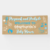 Falsches Kraftpapier Pool Sommer Babyparty-Banner Banner (Horizontal)
