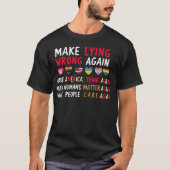 Falsches Lügen - Anti-Desinformation - Shirt (Vorderseite)